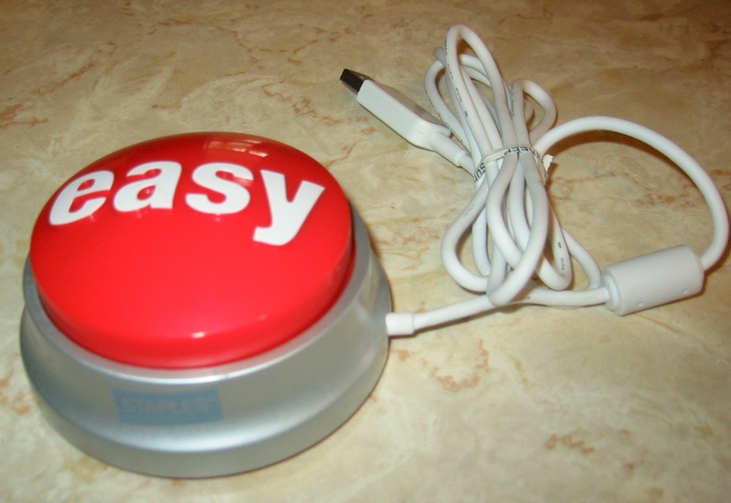 A Finished USB Easy Button